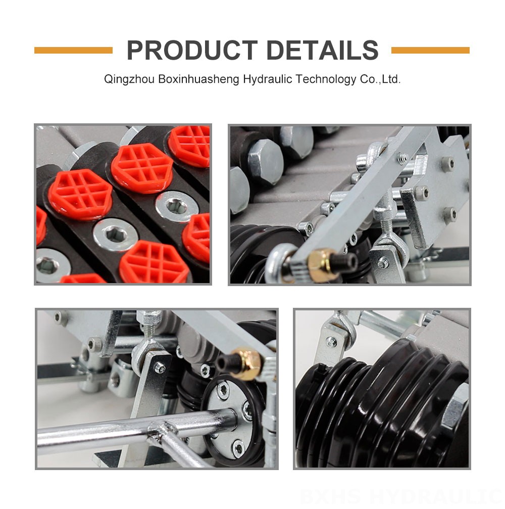 DCV60-PG2 Manual and Joystick 8 Spool Sectional Directional Valve detailed image